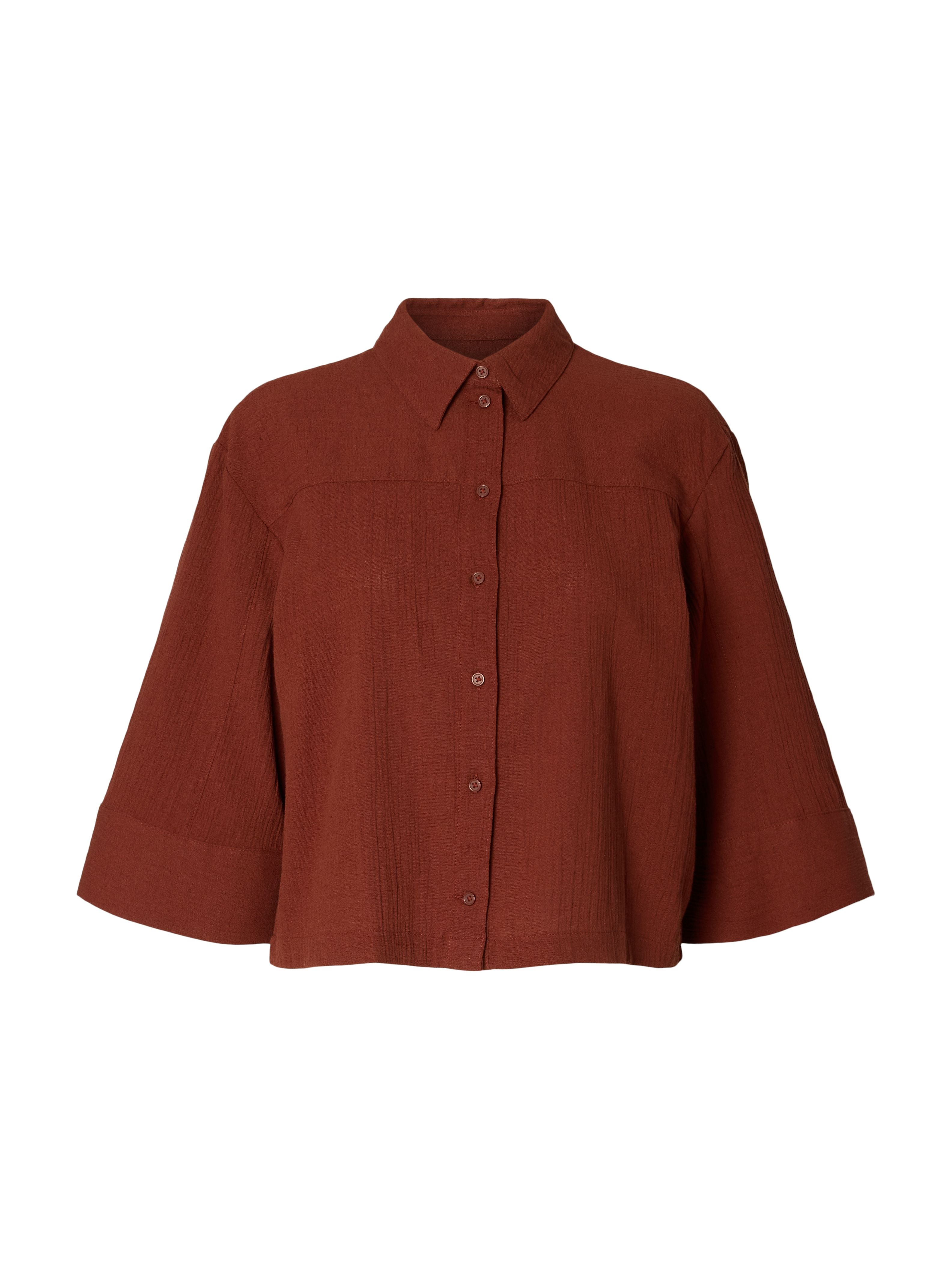 Selected Finnie Relaxed 3/4 Blouse - Transformeer Je Stijl Vandaag!