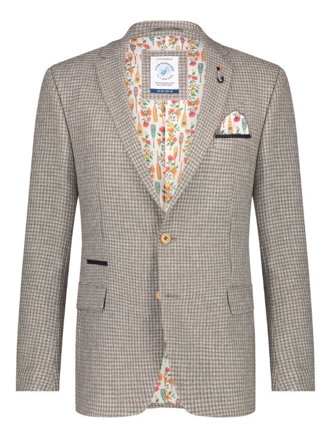 Upgrade je stijl met het Bruine Combi Heren Colbert van A Fish Named ...