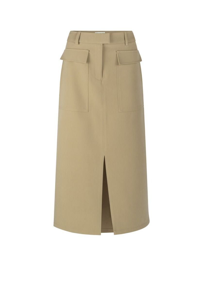 Koop Nu de Stijlvolle Donkerbruine Aaiko Dames Rok Elegante Mode